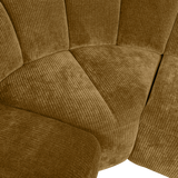 MOJO HOEKBANK LINKS RIBSTOF HONINGGEEL