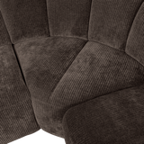 MOJO HOEKBANK RECHTS RIBSTOF BRUIN