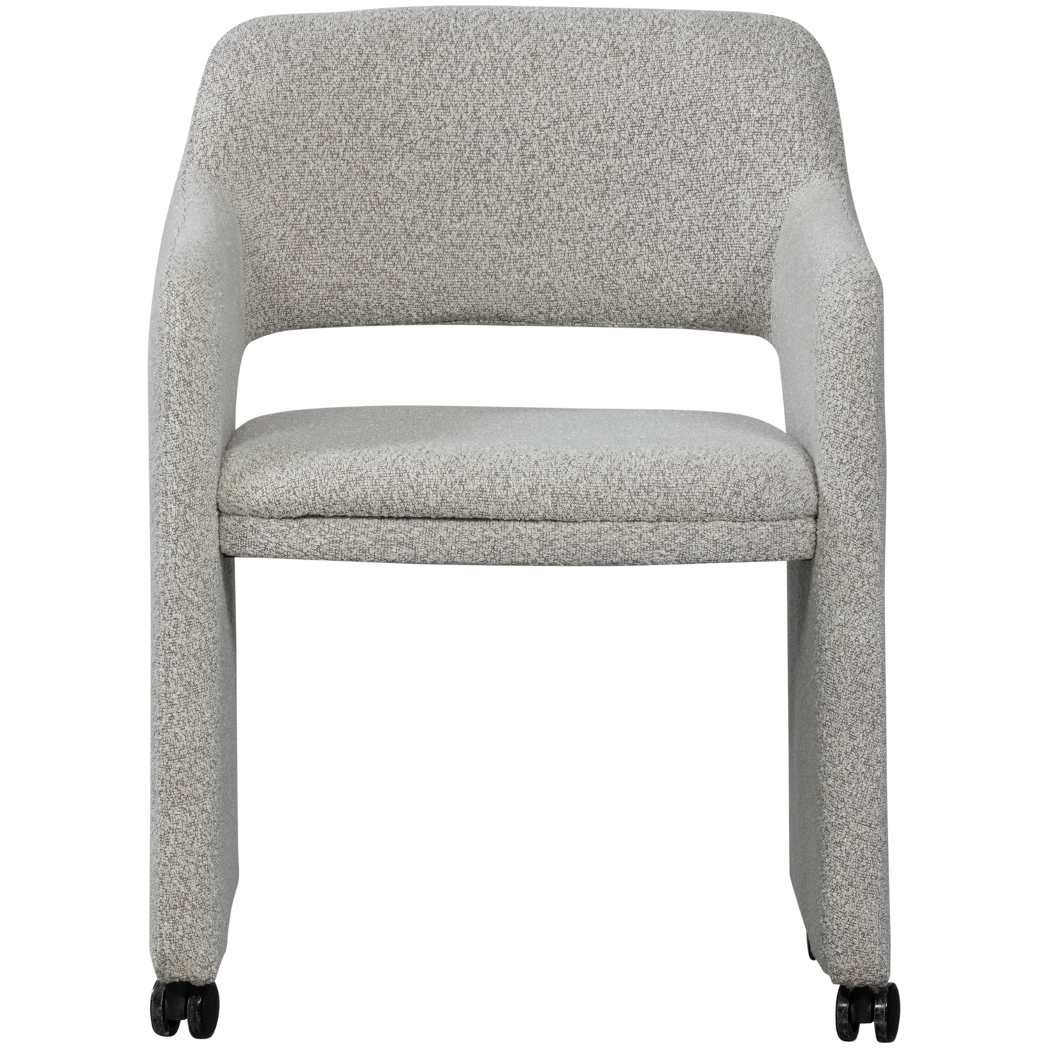 LYRIC EETKAMERSTOEL MET WIELEN GREIGE