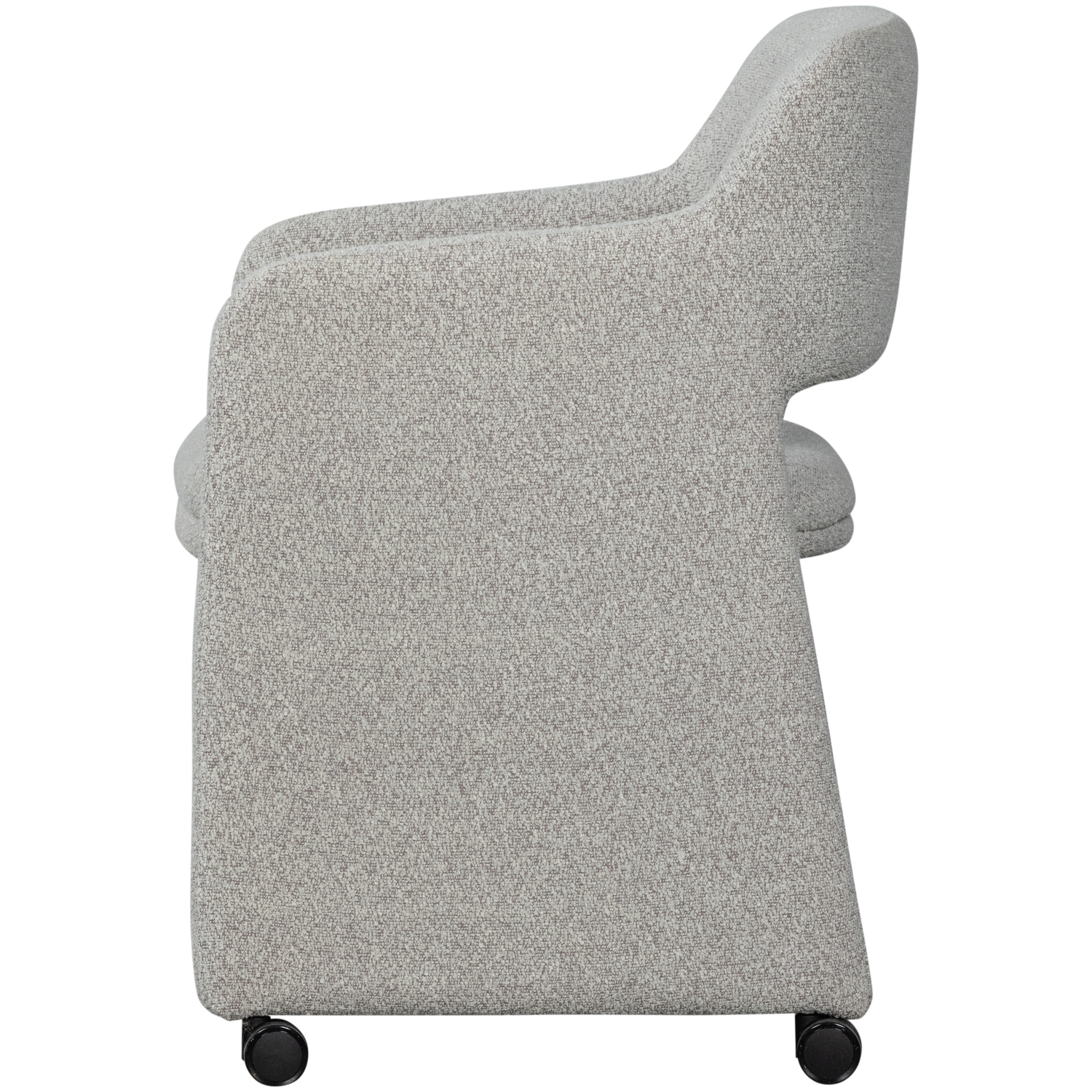 LYRIC EETKAMERSTOEL MET WIELEN GREIGE