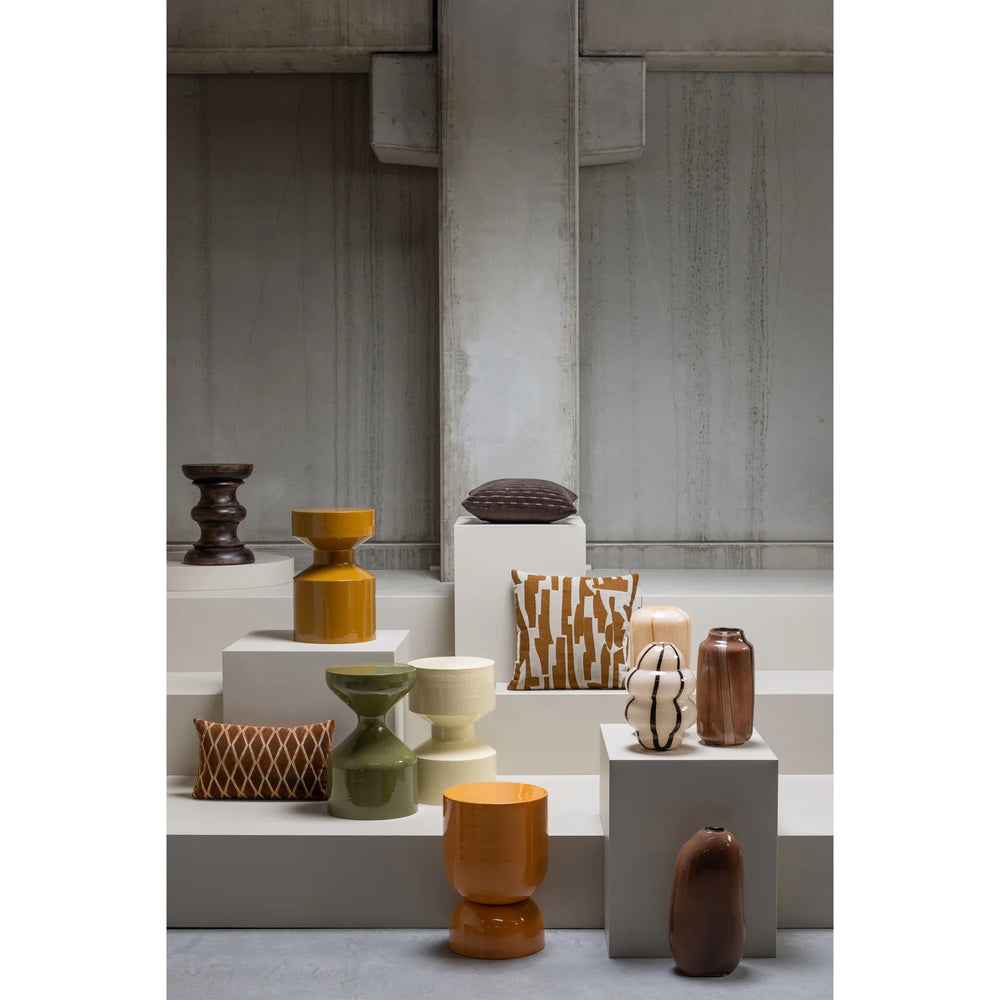 WOOOD - Hekla bijzettafel metaal oranje