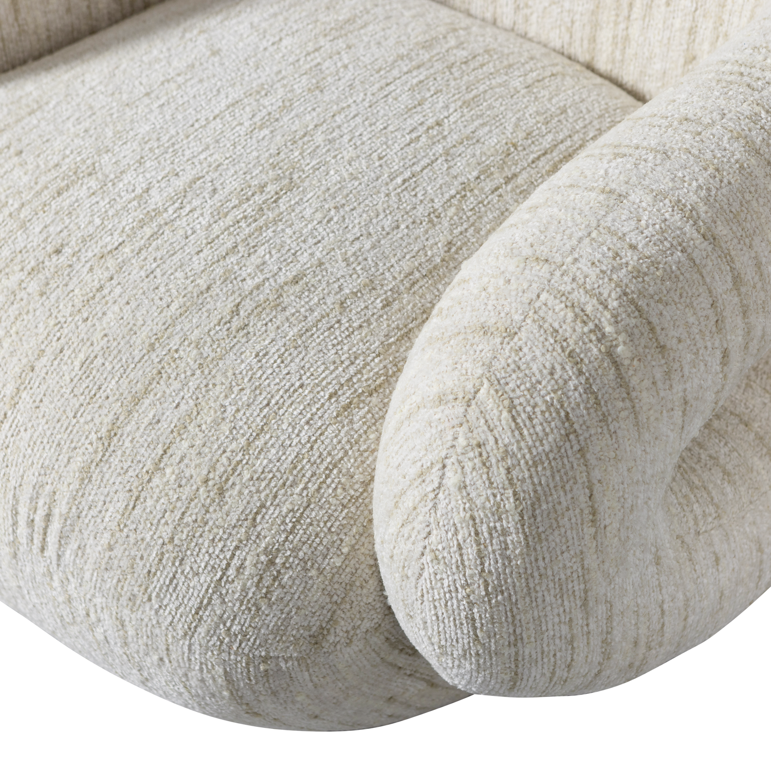 FOLKE FAUTEUIL CHENILLE NATUREL MELANGE