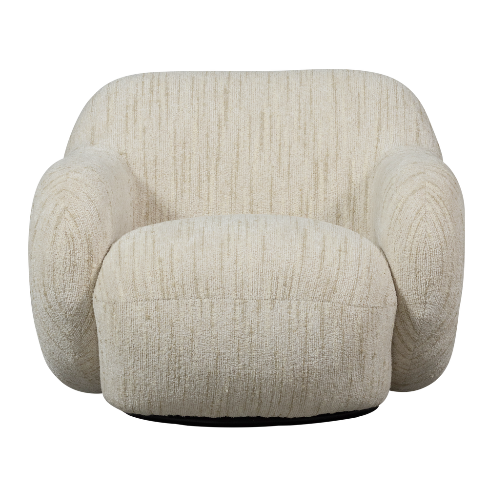 FOLKE FAUTEUIL CHENILLE NATUREL MELANGE