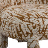 UPKE FAUTEUIL MET DESSIN NATUREL/BRUIN