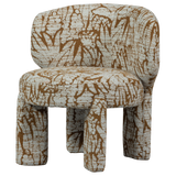 UPKE FAUTEUIL MET DESSIN NATUREL/BRUIN