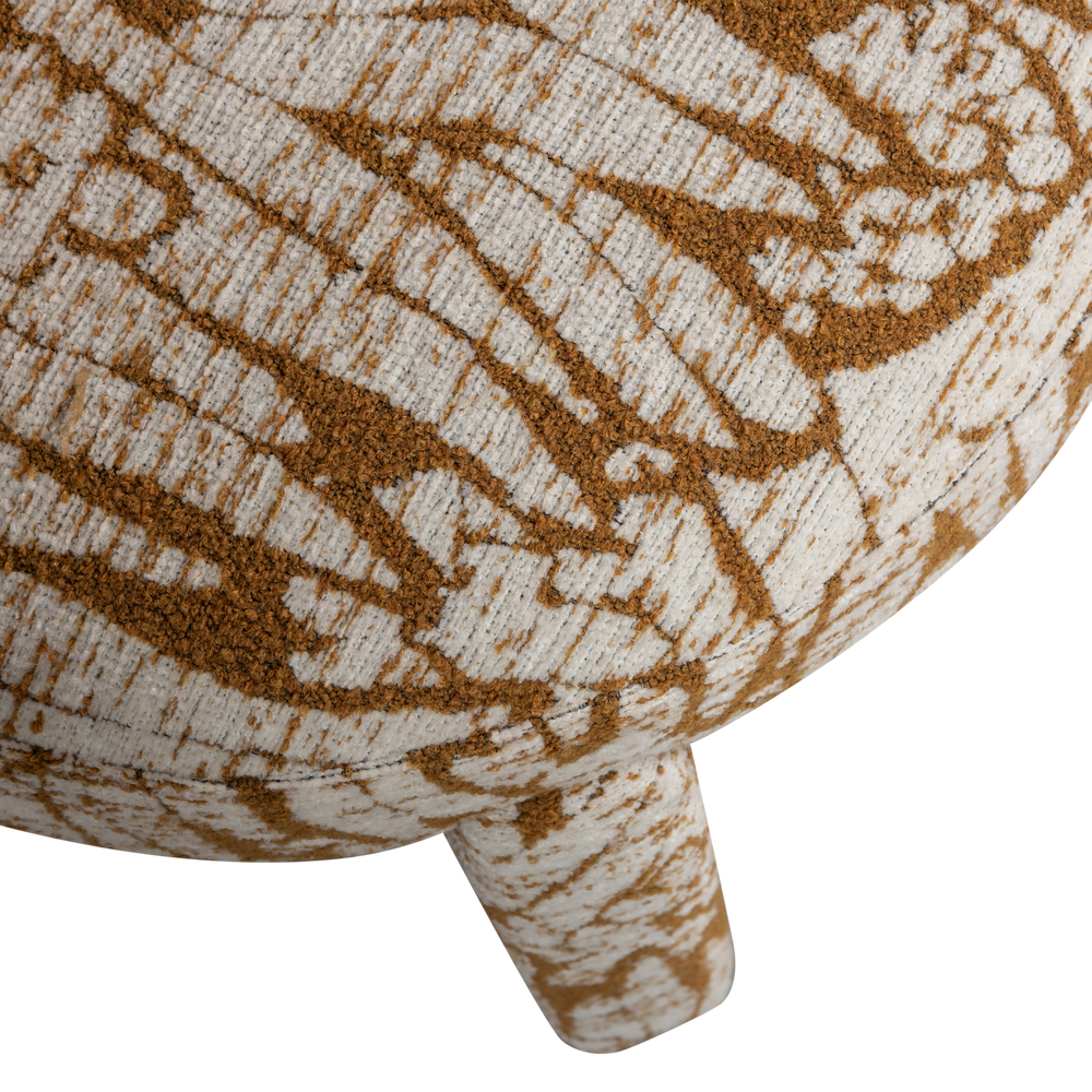 UPKE FAUTEUIL MET DESSIN NATUREL/BRUIN