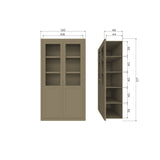 GUNNAR BUFFETKAST GRENEN MATZWART/MUD [fsc]