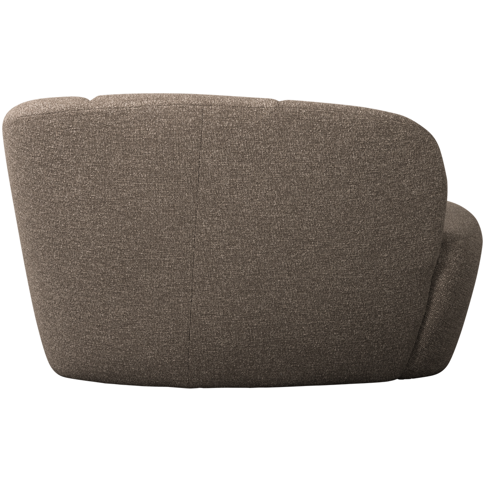 MOJO 2-ZITS BANKJE RECHTS BOUCLE BRUIN MELANGE