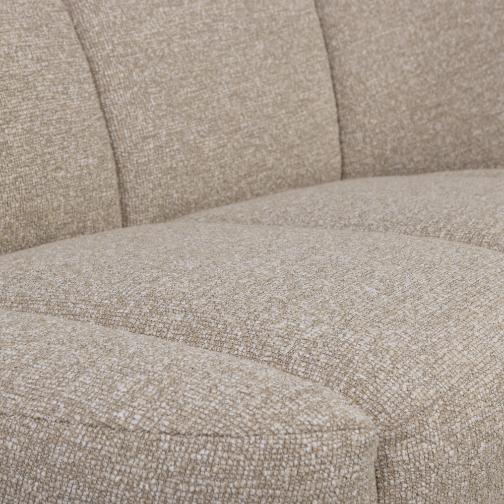 MOJO 2-ZITS BANKJE RECHTS BOUCLE BEIGE MELANGE