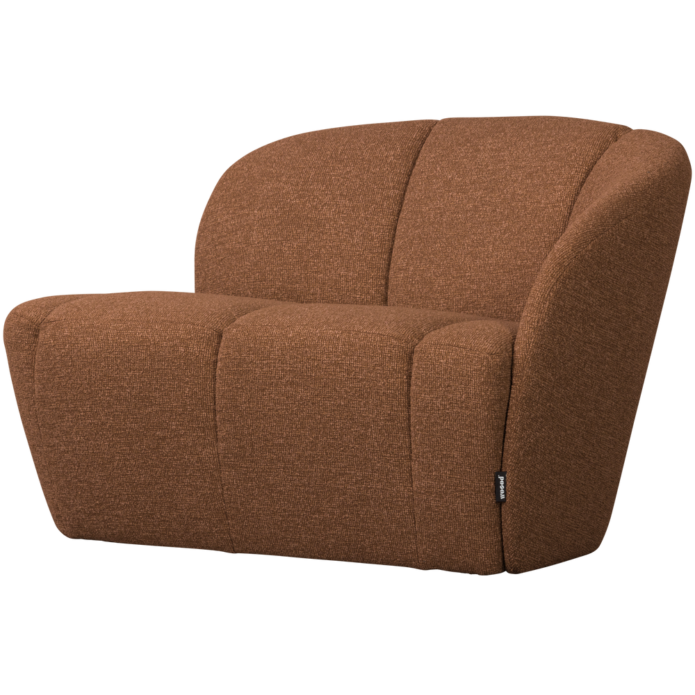 MOJO 2-ZITS BANKJE RECHTS BOUCLE ROESTBRUIN MELANGE