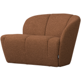 MOJO 2-ZITS BANKJE RECHTS BOUCLE ROESTBRUIN MELANGE