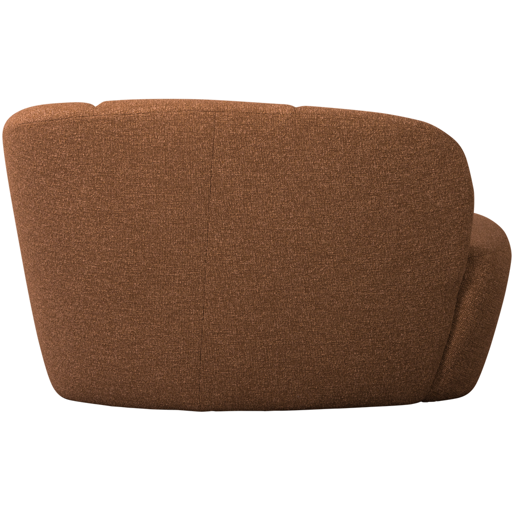 MOJO 2-ZITS BANKJE RECHTS BOUCLE ROESTBRUIN MELANGE