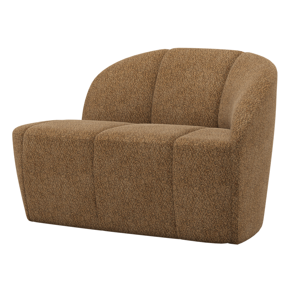 MOJO 2-ZITS BANKJE RECHTS WOLLIG HONINGGEEL