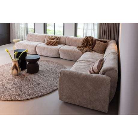 SAMSON BIJZETTAFEL FIBER CLAY COFFEE 44XO37 CM