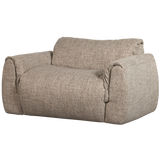 BAGGY LOVESEAT GEWEVEN STOF BRUIN MELANGE