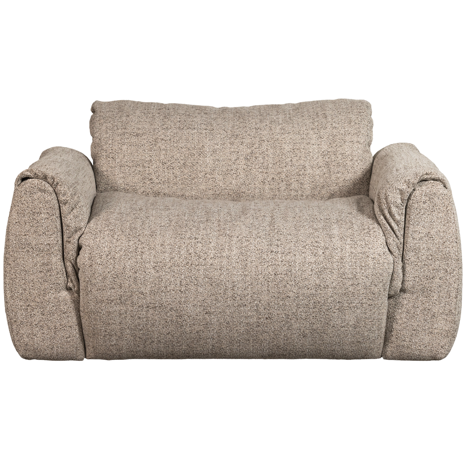 BAGGY LOVESEAT GEWEVEN STOF BRUIN MELANGE