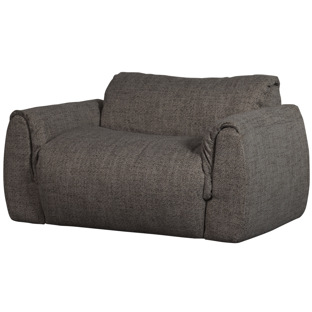 BAGGY LOVESEAT GEWEVEN STOF WARMGRIJS MELANGE