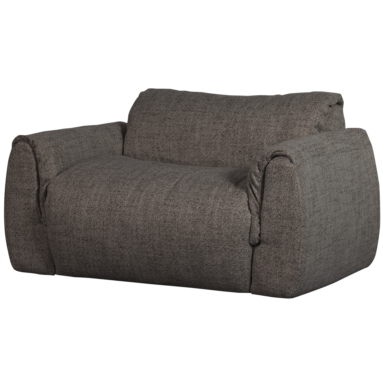 BAGGY LOVESEAT GEWEVEN STOF WARMGRIJS MELANGE