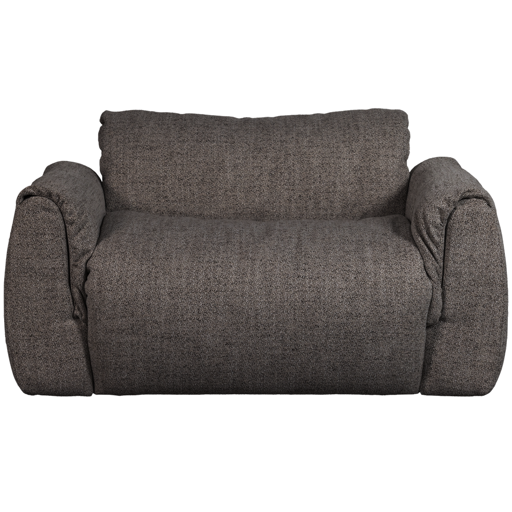 BAGGY LOVESEAT GEWEVEN STOF WARMGRIJS MELANGE