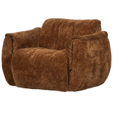 BAGGY DRAAIFAUTEUIL 3D CHENILLE MIDDENBRUIN