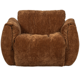 BAGGY DRAAIFAUTEUIL 3D CHENILLE MIDDENBRUIN