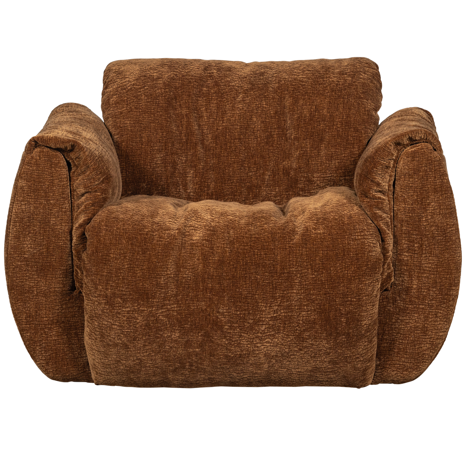 BAGGY DRAAIFAUTEUIL 3D CHENILLE MIDDENBRUIN