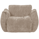 BAGGY DRAAIFAUTEUIL 3D CHENILLE ZAND
