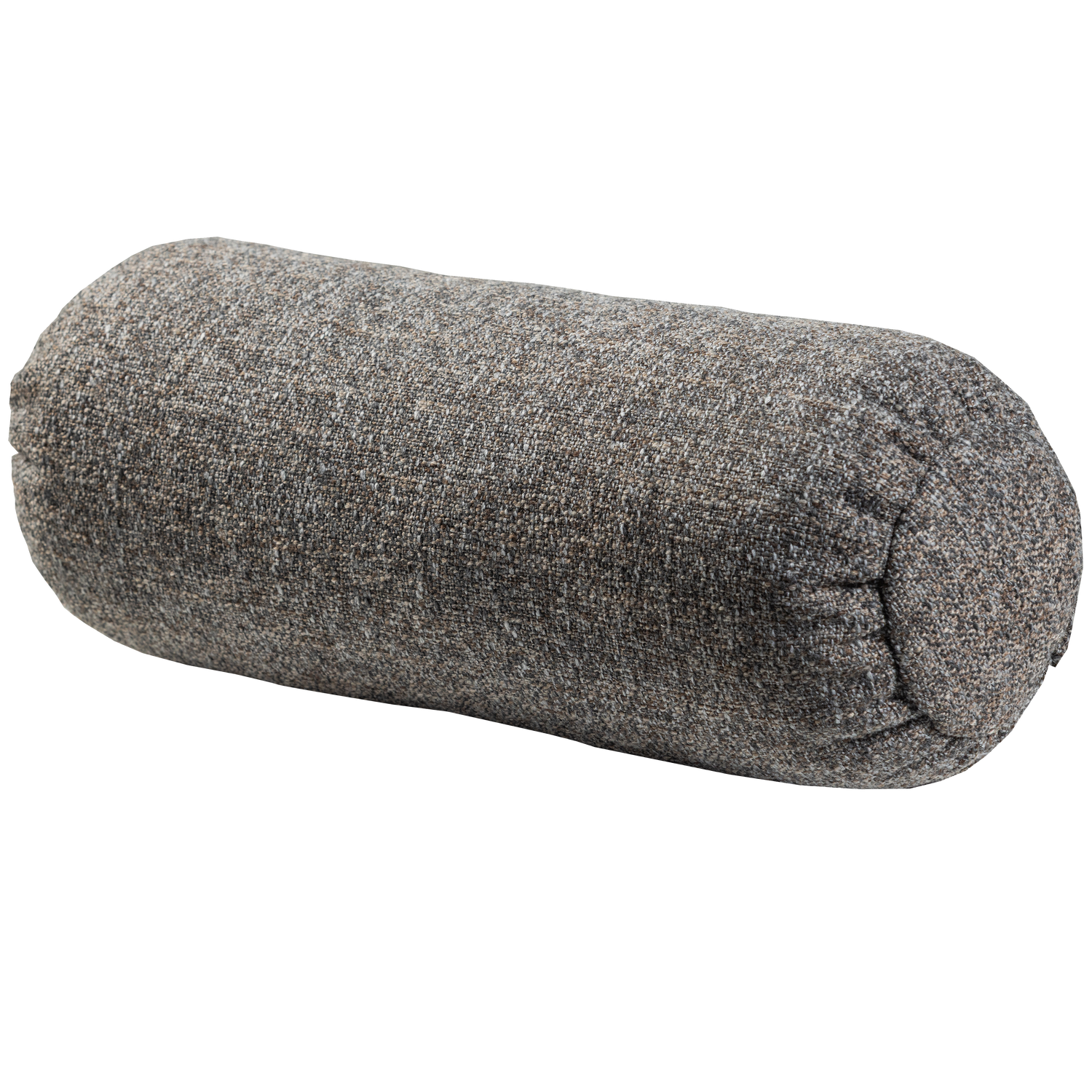 BAGGY ROLKUSSEN 50XO23 CM GEWEVEN STOF WARMGRIJS MELANGE