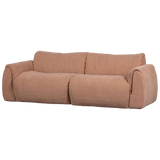 BAGGY 2-ZITS BANK GEWEVEN CHENILLE OUD ROZE