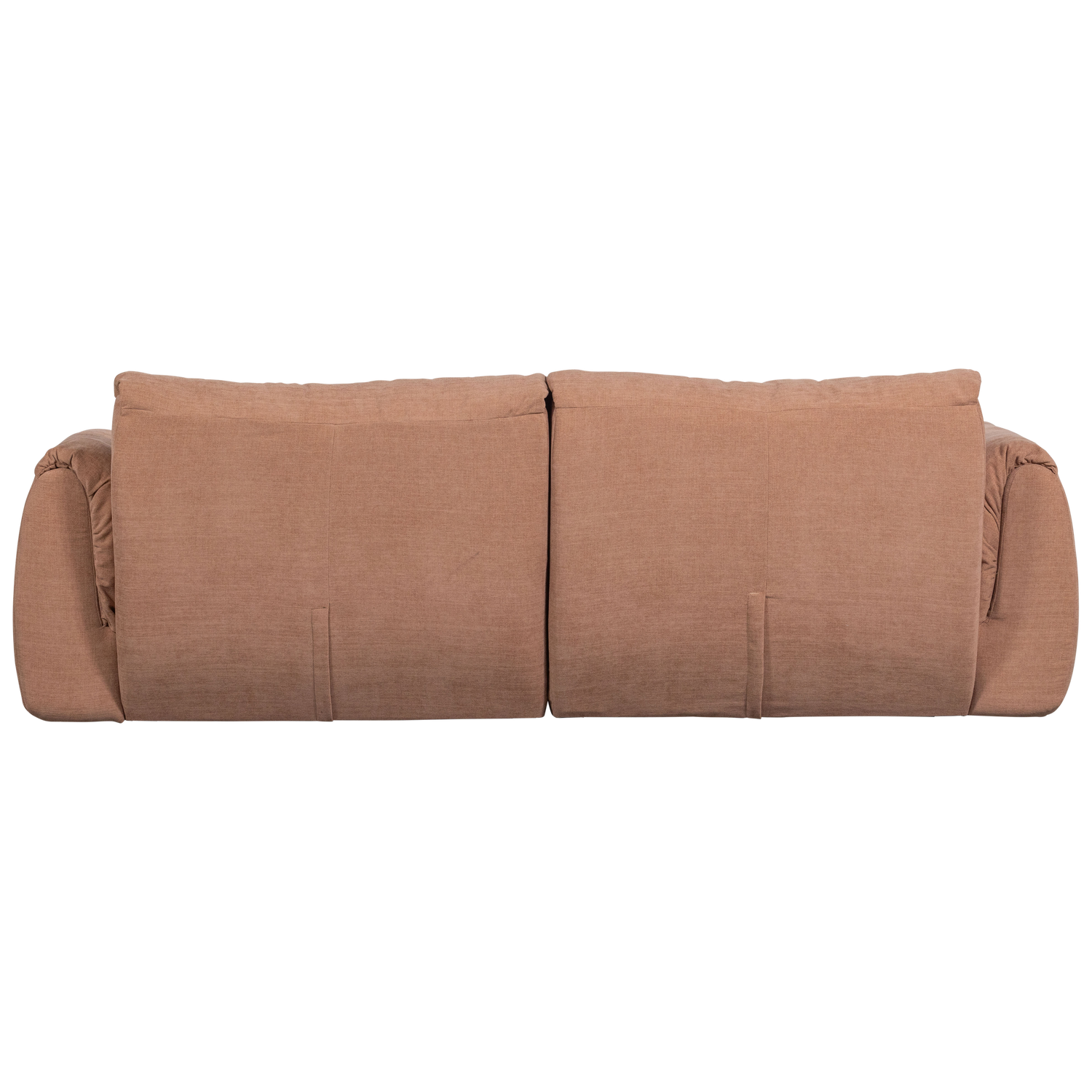 BAGGY 2-ZITS BANK GEWEVEN CHENILLE OUD ROZE