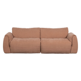 BAGGY 2-ZITS BANK GEWEVEN CHENILLE OUD ROZE