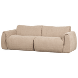 BAGGY 2-ZITS BANK GEWEVEN CHENILLE ZAND