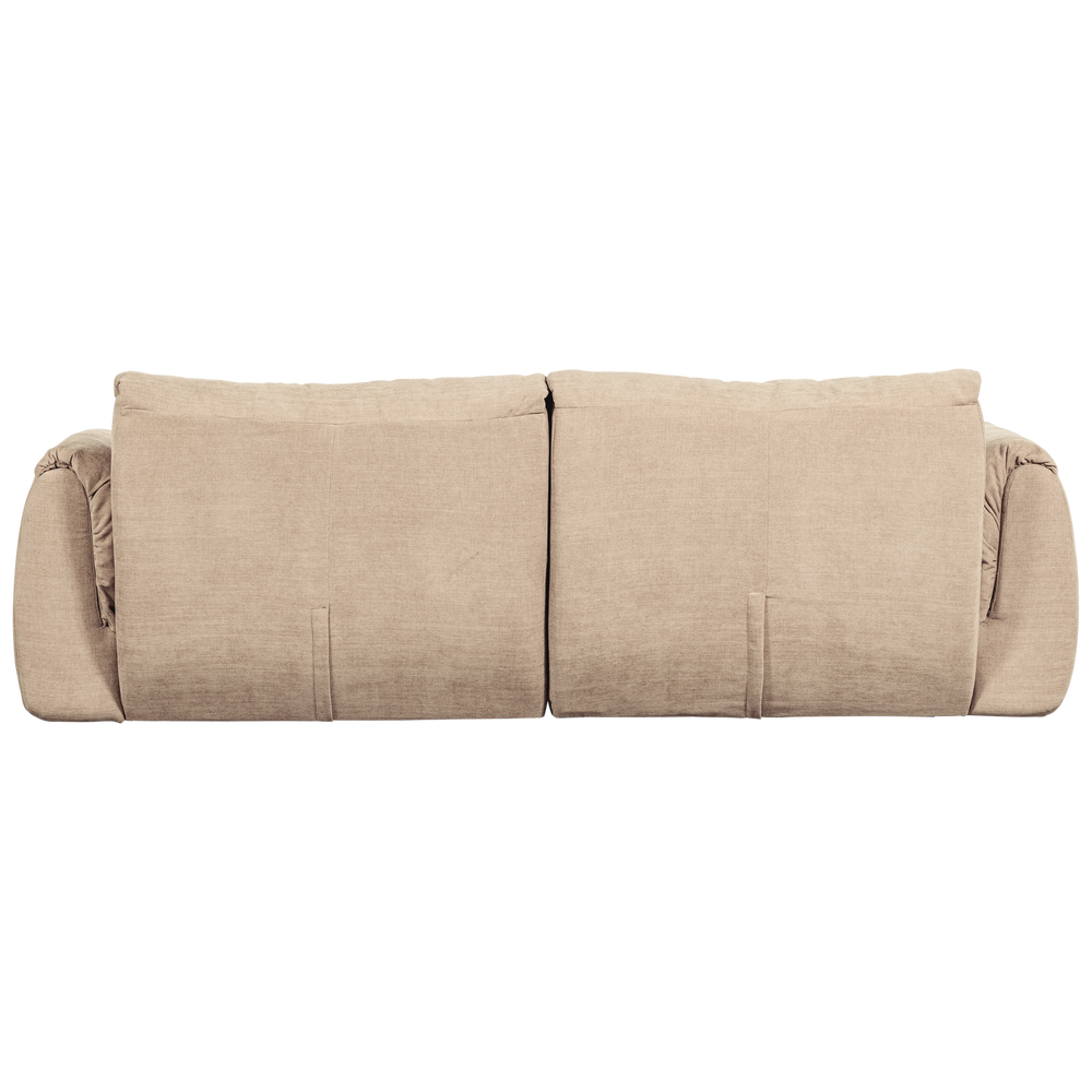 BAGGY 2-ZITS BANK GEWEVEN CHENILLE ZAND