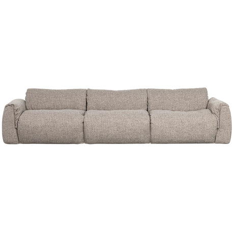 BAGGY 3-ZITS BANK GEWEVEN STOF NATUREL MELANGE