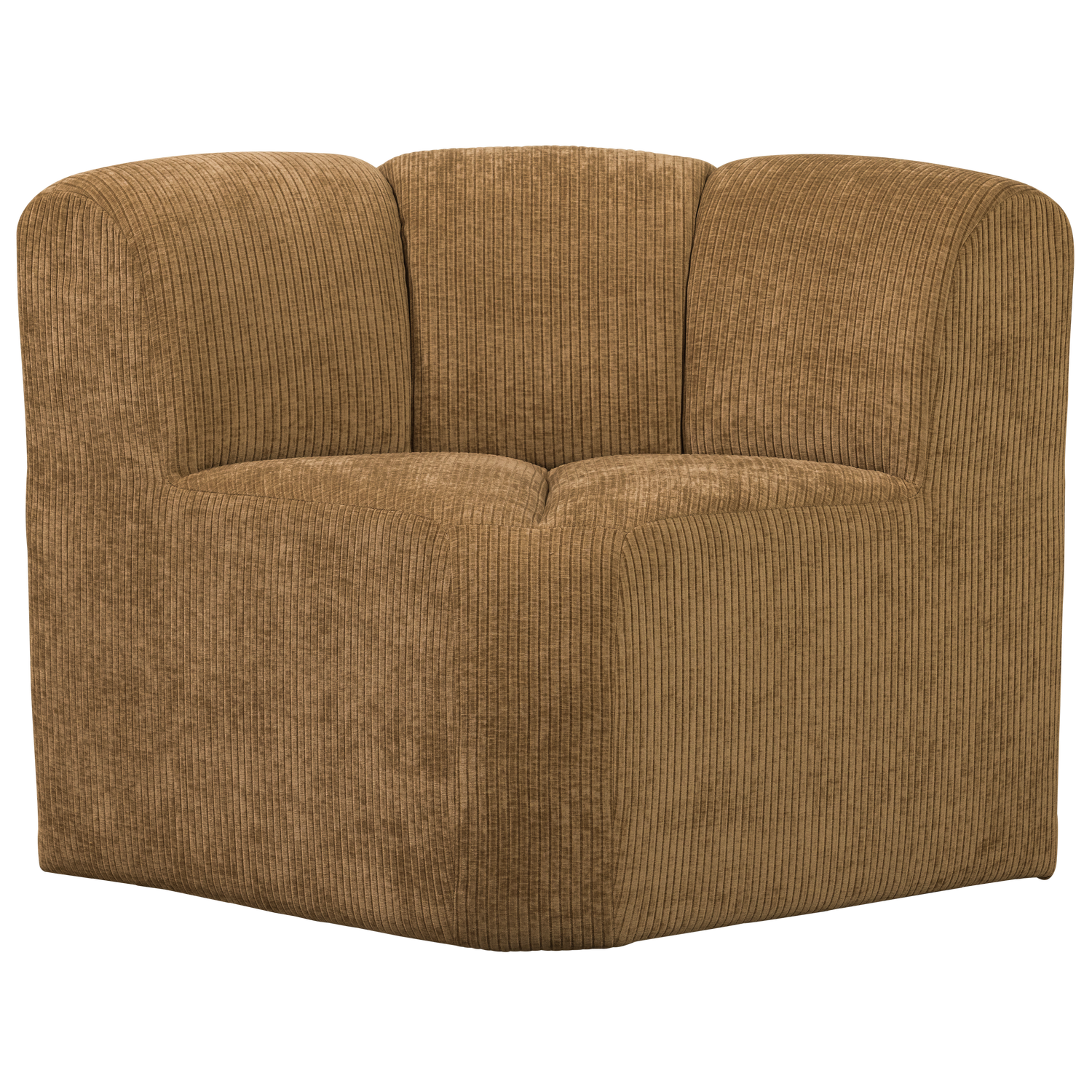 MOJO EETBANK HOEK MET RUGLEUNING RIBSTOF HONINGGEEL