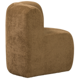 MOJO EETBANK HOEK MET RUGLEUNING RIBSTOF HONINGGEEL