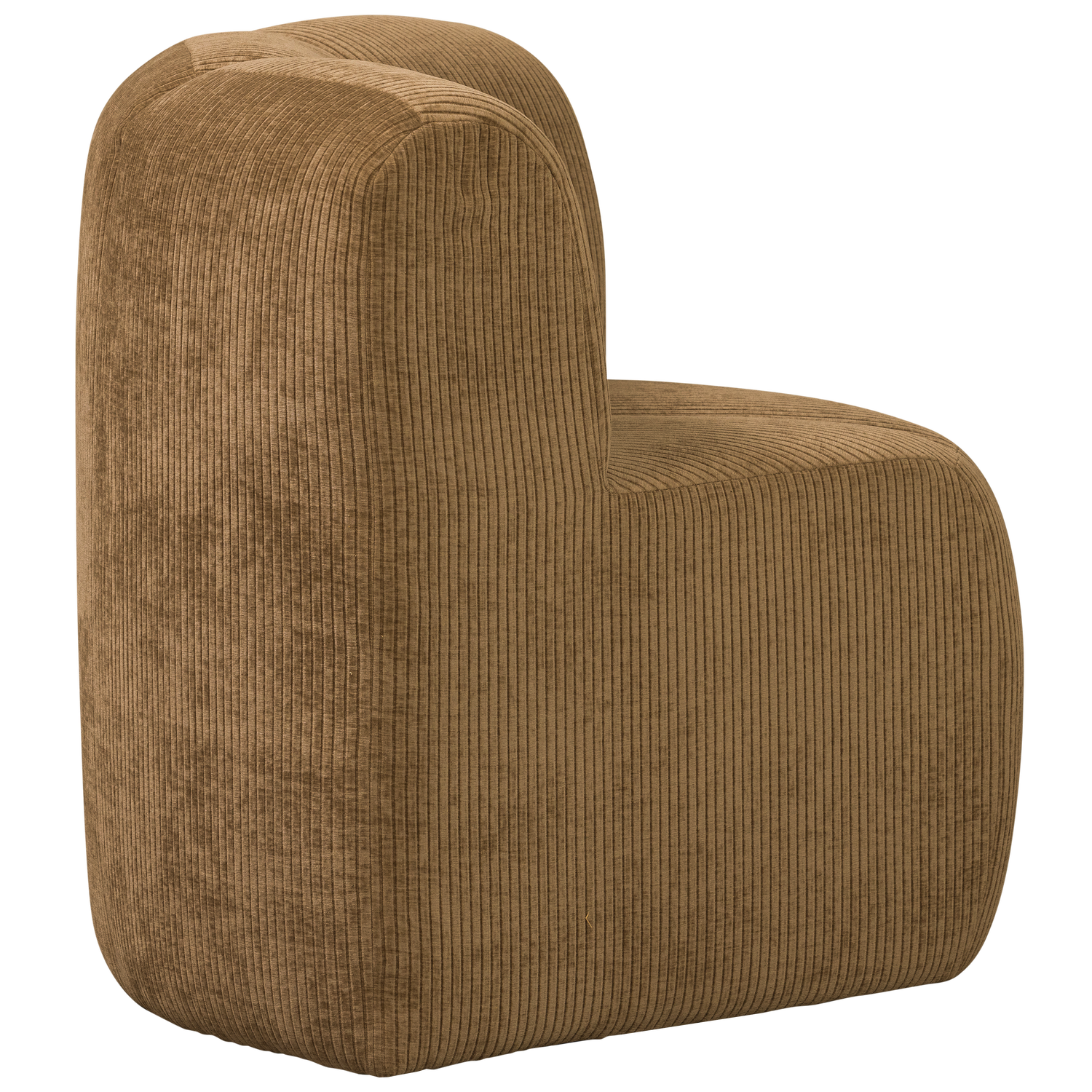 MOJO EETBANK HOEK MET RUGLEUNING RIBSTOF HONINGGEEL