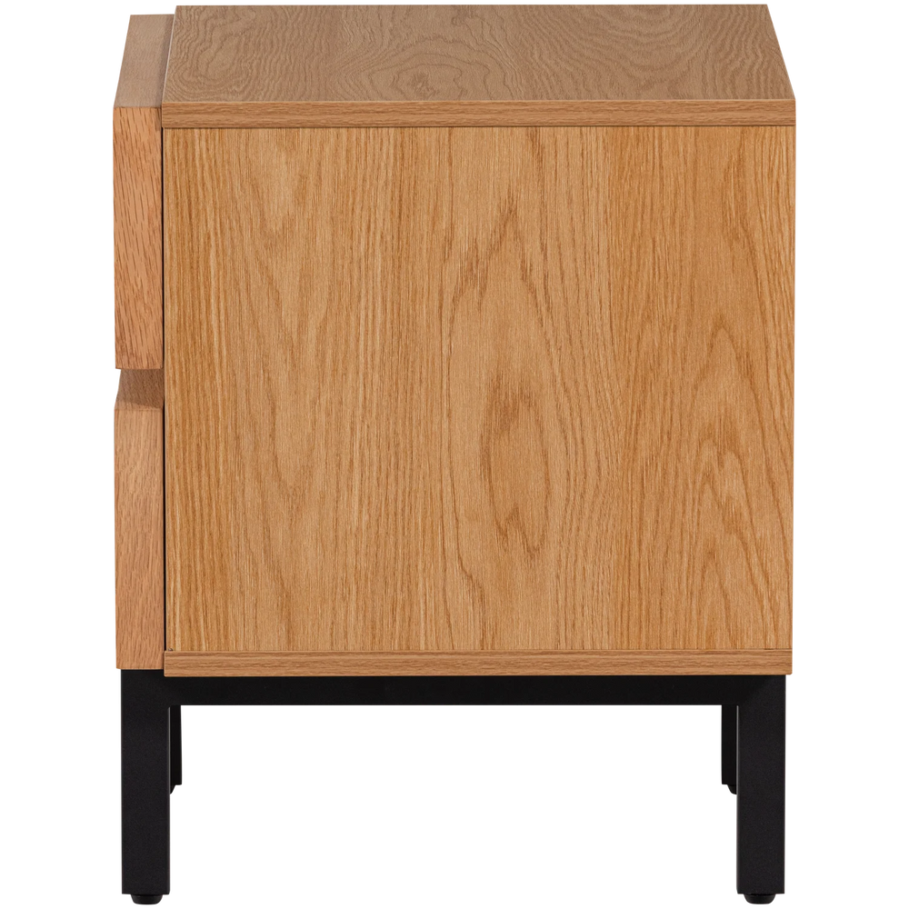 WOOOD - Tours ladekast/nachtkastje 2 lades melamine/mdf naturel