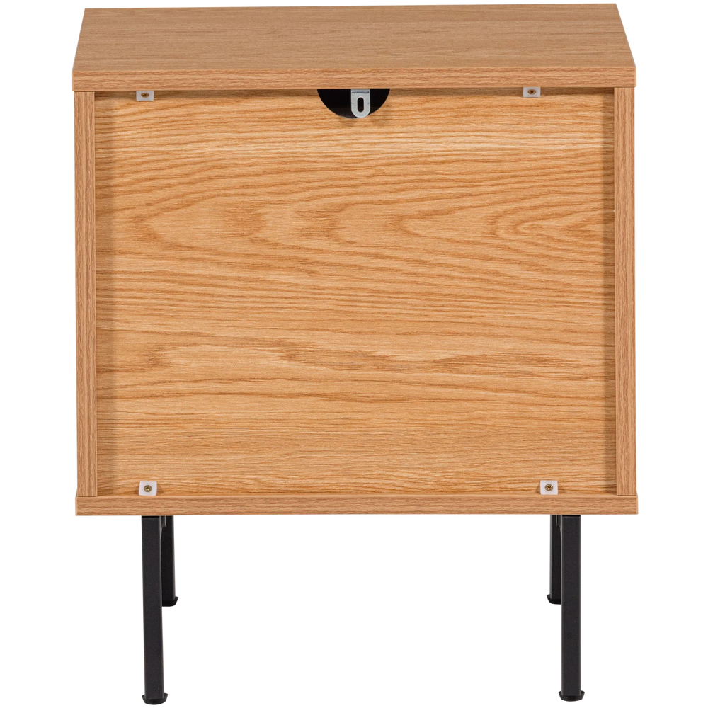 WOOOD - Tours ladekast/nachtkastje 2 lades melamine/mdf naturel