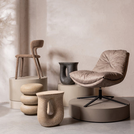 MOSON BIJZETTAFEL MET SPIKKELS BEIGE