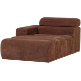 NOVI CHAISE LONGUE ELEMENT ARM LINKS RIBSTOF TERRA