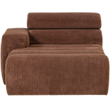 NOVI CHAISE LONGUE ELEMENT ARM LINKS RIBSTOF TERRA