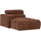 NOVI CHAISE LONGUE ELEMENT ARM LINKS RIBSTOF TERRA