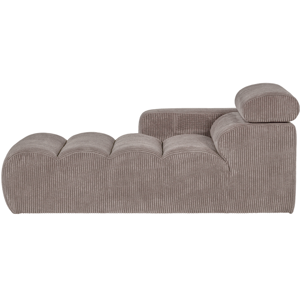NOVI CHAISE LONGUE ELEMENT ARM LINKS RIBSTOF ZAND