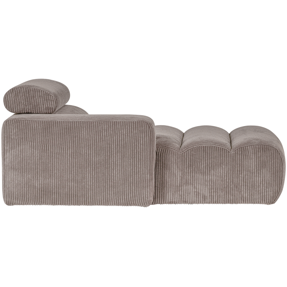NOVI CHAISE LONGUE ELEMENT ARM LINKS RIBSTOF ZAND