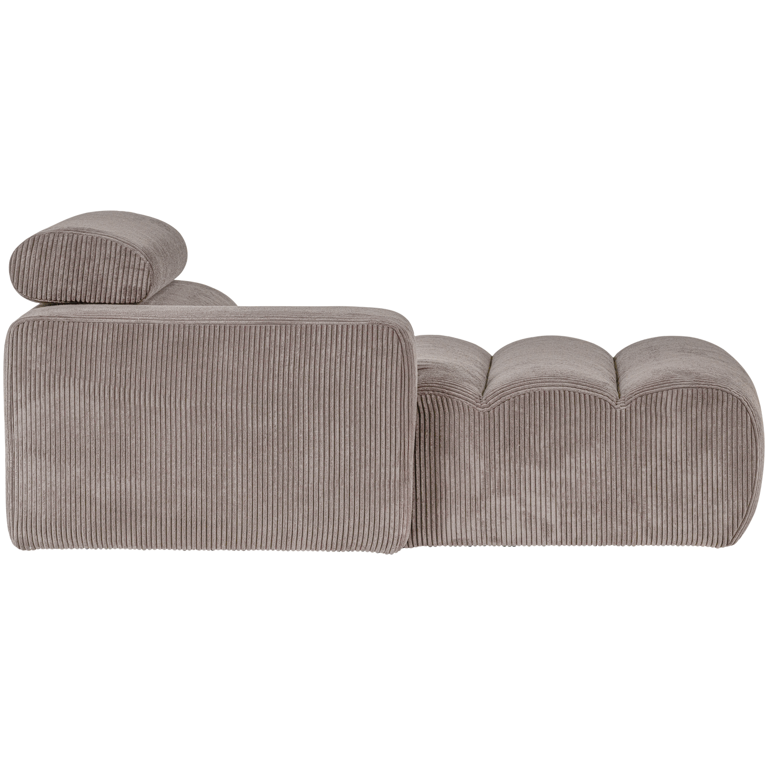 NOVI CHAISE LONGUE ELEMENT ARM LINKS RIBSTOF ZAND