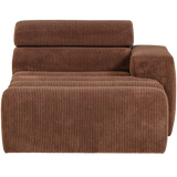 NOVI CHAISE LONGUE ELEMENT ARM RECHTS RIBSTOF TERRA