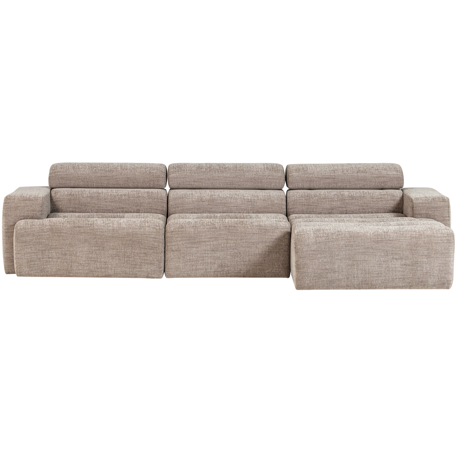 NOVI CHAISE LONGUE BANK RECHTS NATUREL MELANGE