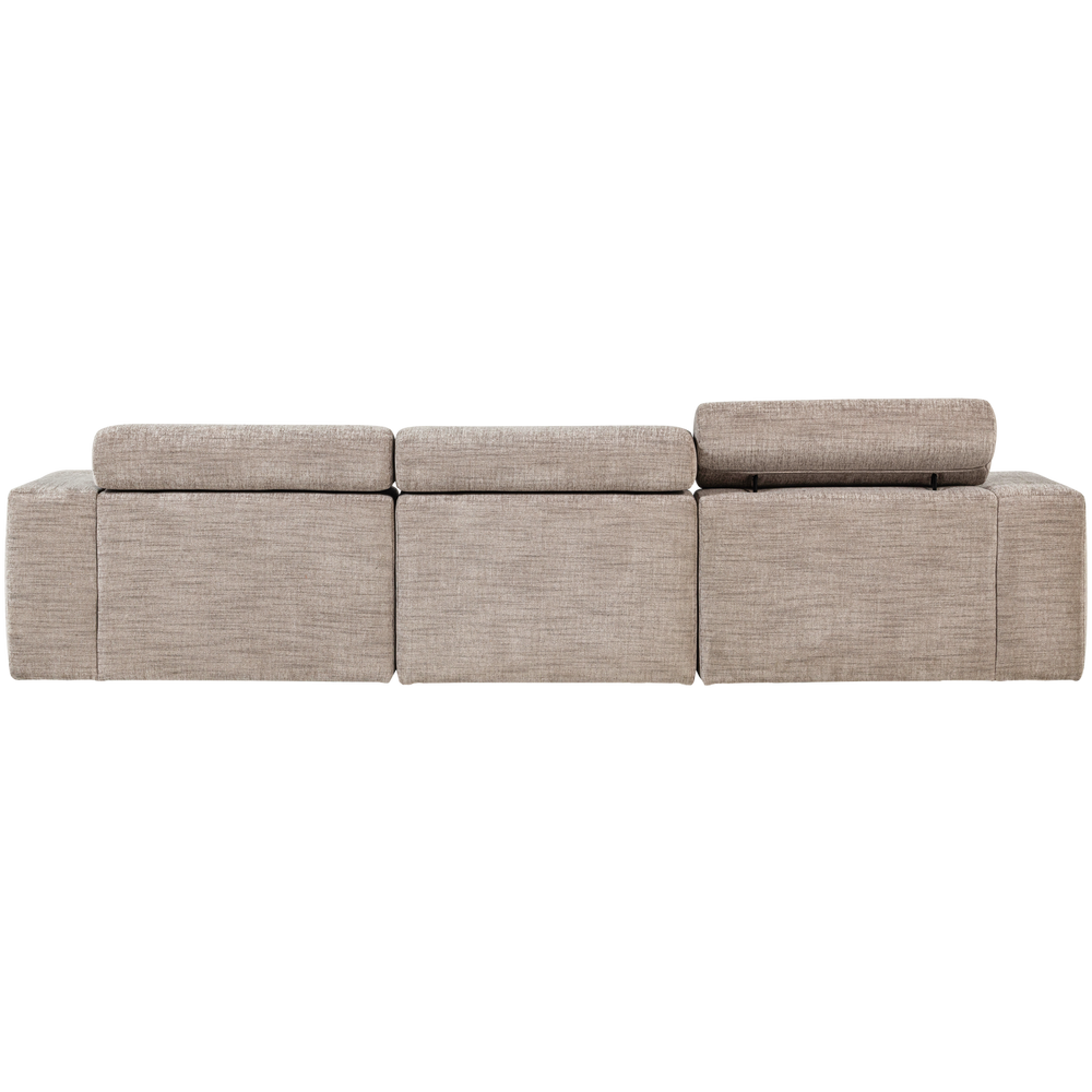 NOVI CHAISE LONGUE BANK RECHTS NATUREL MELANGE