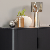 REA TAFELLAMP METAAL CHROOM